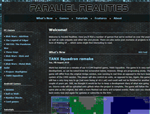 Tablet Screenshot of parallelrealities.co.uk